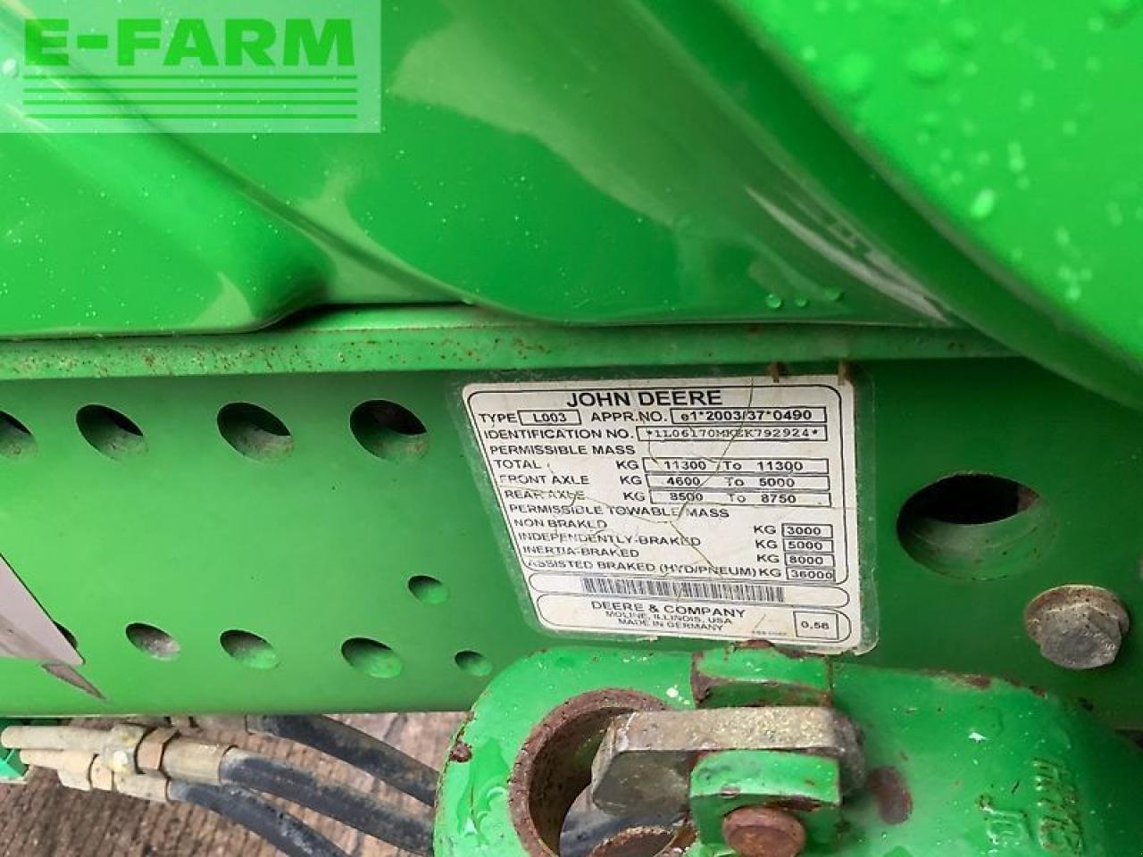 Traktor des Typs John Deere 6170m tractor (st24377), Gebrauchtmaschine in SHAFTESBURY (Bild 15)