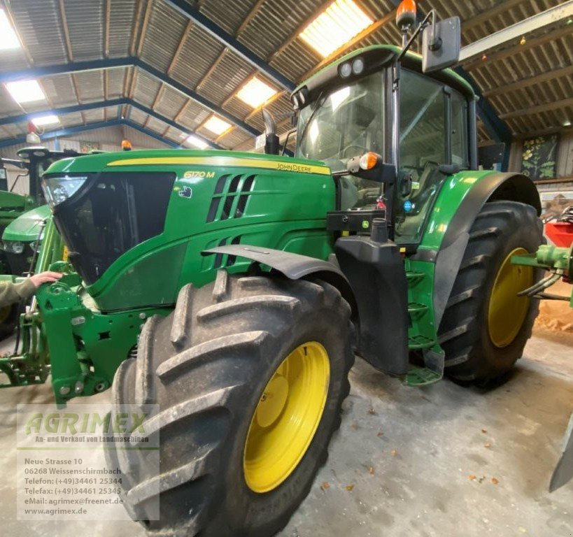Traktor от тип John Deere 6170M, Gebrauchtmaschine в Weißenschirmbach (Снимка 1)