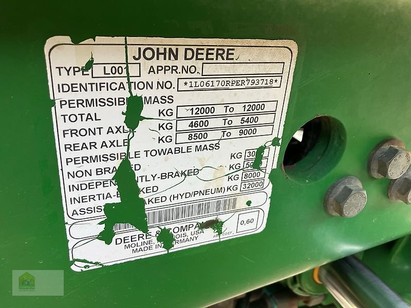 Traktor του τύπου John Deere 6170R, Gebrauchtmaschine σε Salsitz (Φωτογραφία 27)