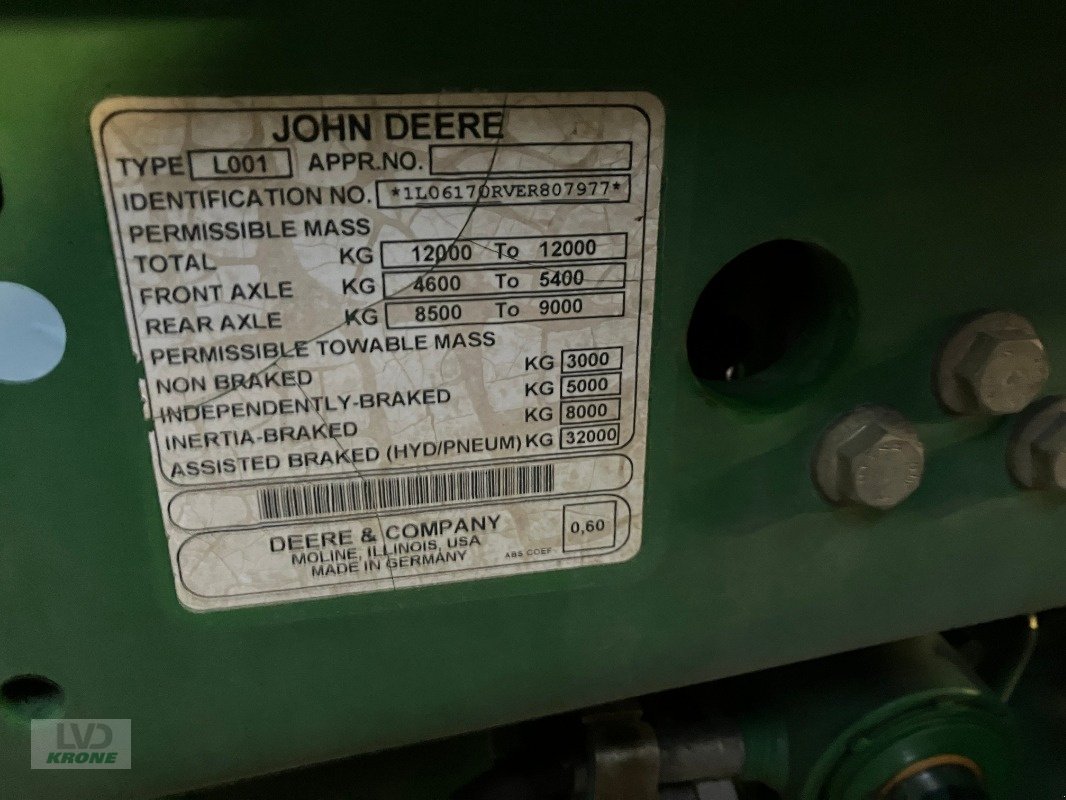 Traktor of the type John Deere 6170R, Gebrauchtmaschine in Spelle (Picture 16)