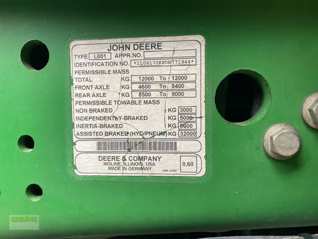 Traktor tip John Deere 6170R, Gebrauchtmaschine in Ahaus (Poză 15)
