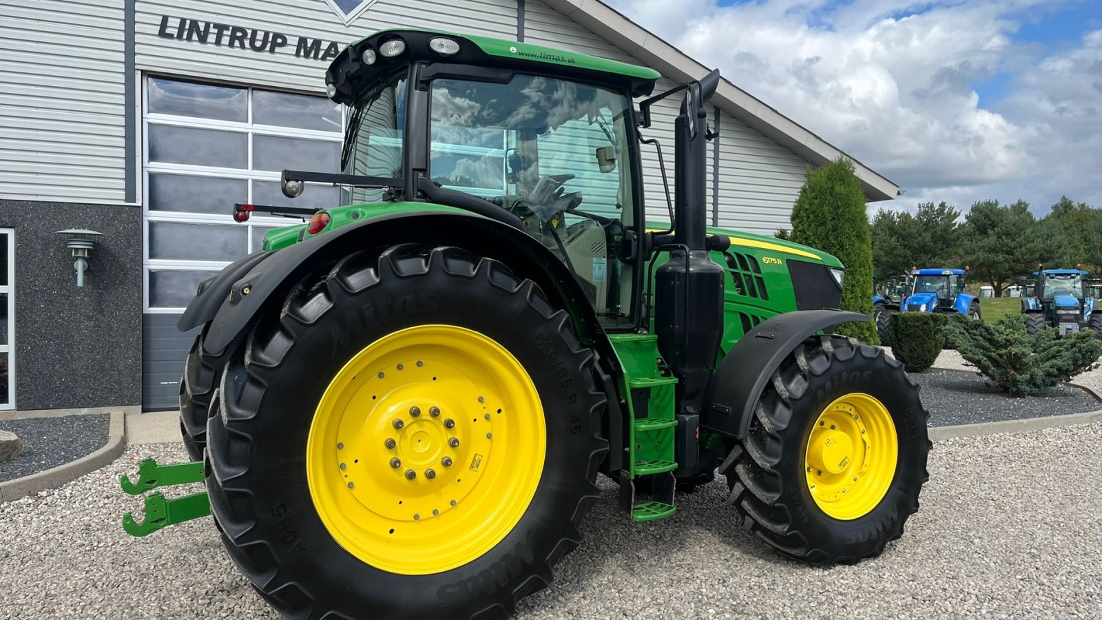 Traktor του τύπου John Deere 6175R Med frontlift og frontPTO samt luft anlæg, Gebrauchtmaschine σε Lintrup (Φωτογραφία 14)