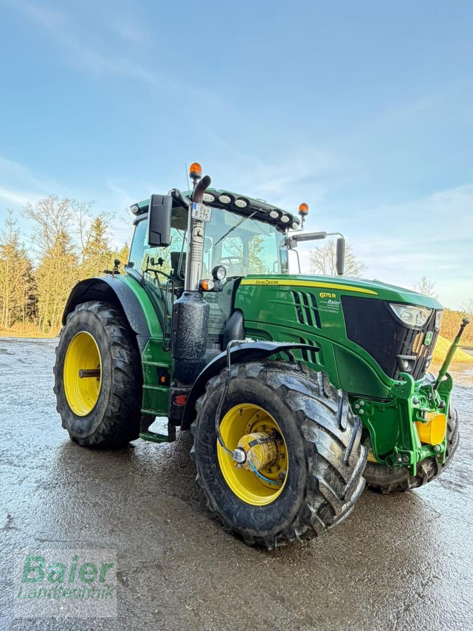 Traktor del tipo John Deere 6175R, Gebrauchtmaschine en OBERNDORF-HOCHMOESSINGEN (Imagen 7)