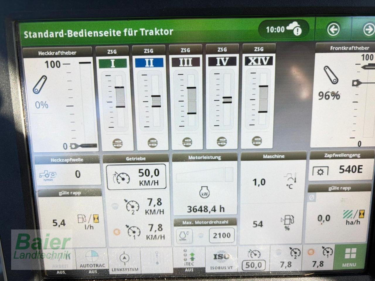 Traktor del tipo John Deere 6175R, Gebrauchtmaschine en OBERNDORF-HOCHMOESSINGEN (Imagen 8)