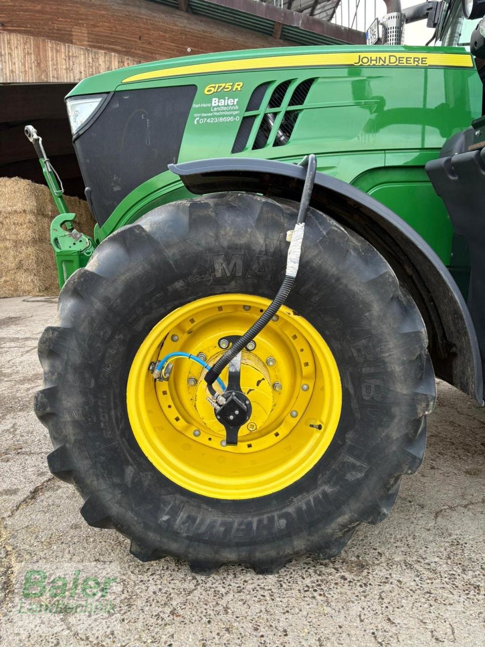 Traktor des Typs John Deere 6175R, Gebrauchtmaschine in OBERNDORF-HOCHMOESSINGEN (Bild 11)