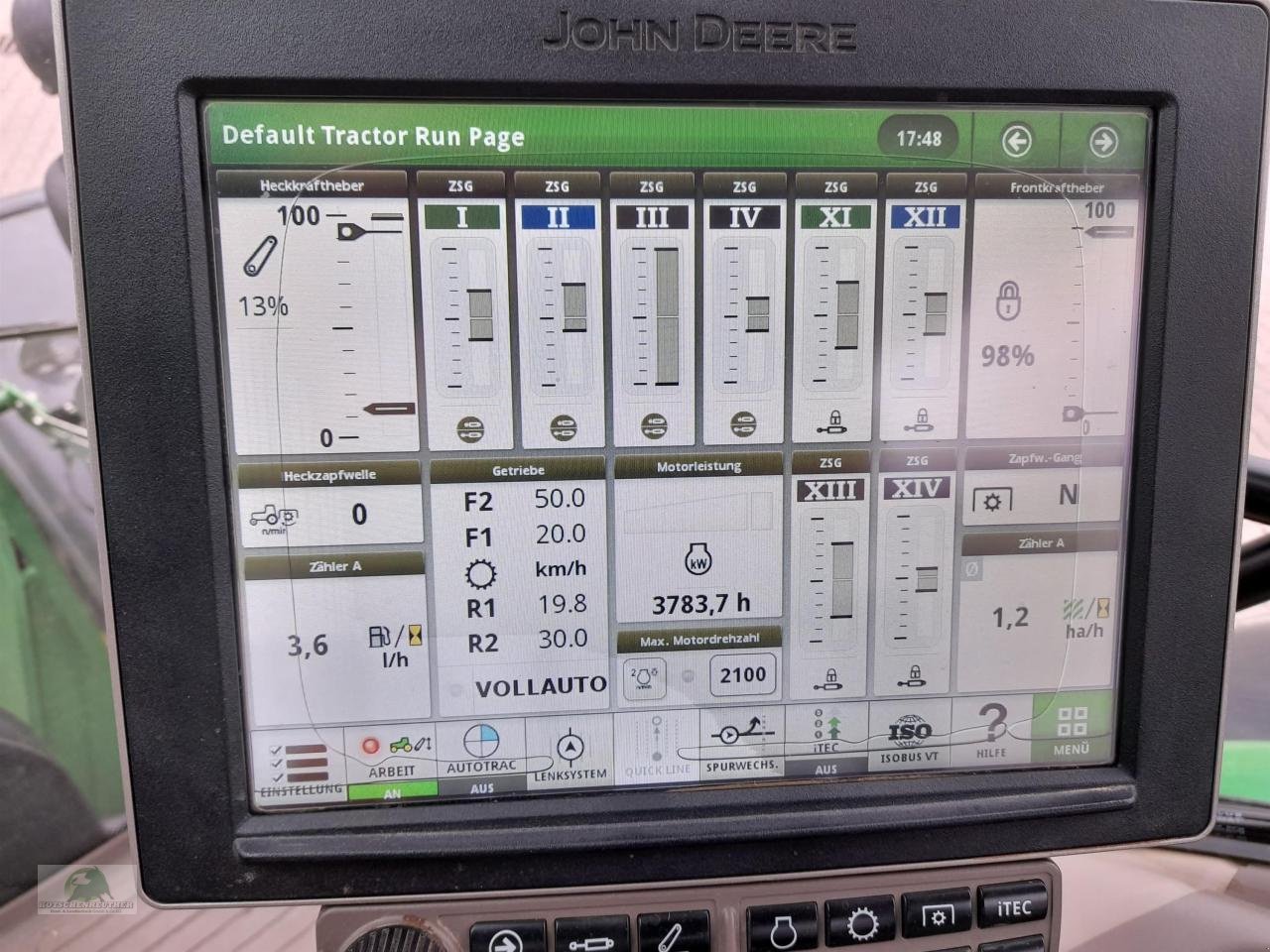 Traktor del tipo John Deere 6175R, Gebrauchtmaschine en Wasungen (Imagen 12)