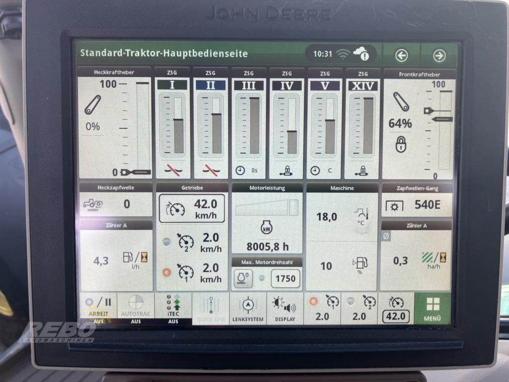 Traktor typu John Deere 6175R, Gebrauchtmaschine v Albersdorf (Obrázek 14)