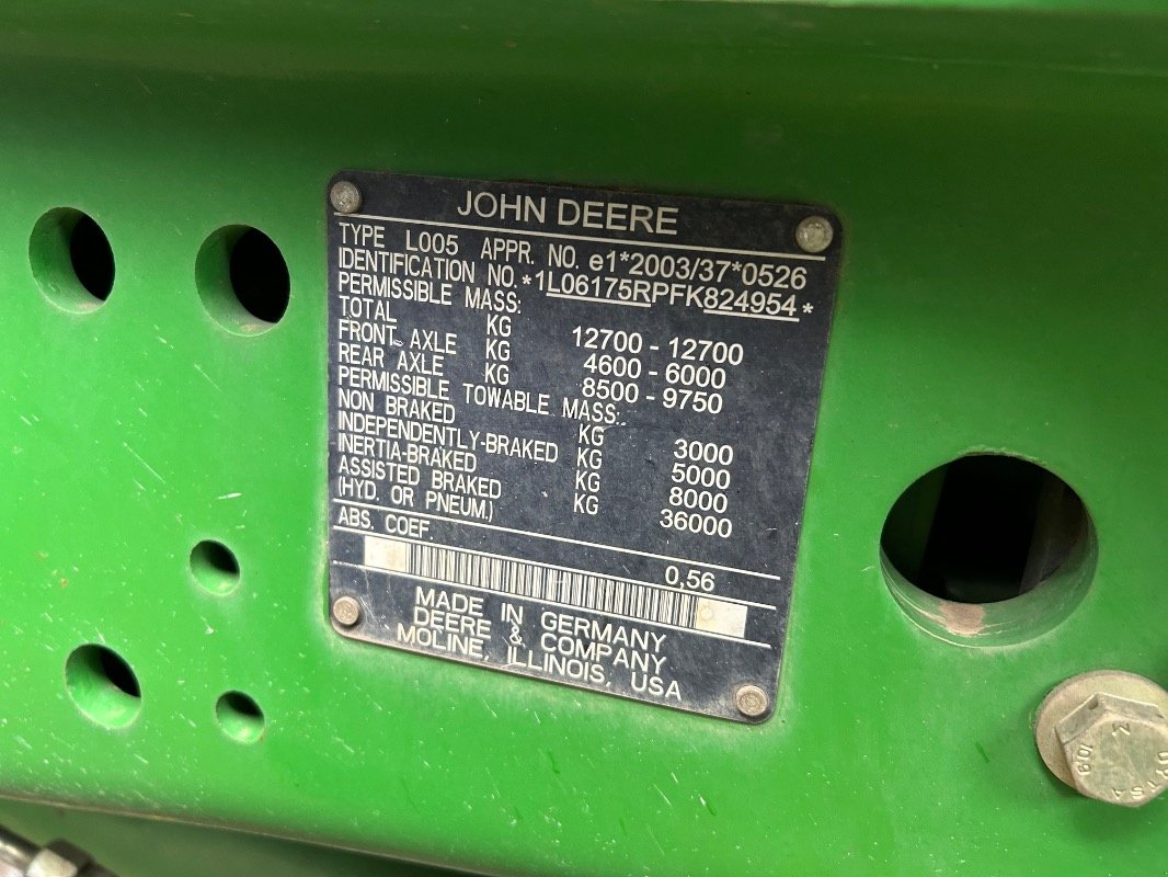 Traktor del tipo John Deere 6175R, Gebrauchtmaschine In Sittensen (Immagine 17)