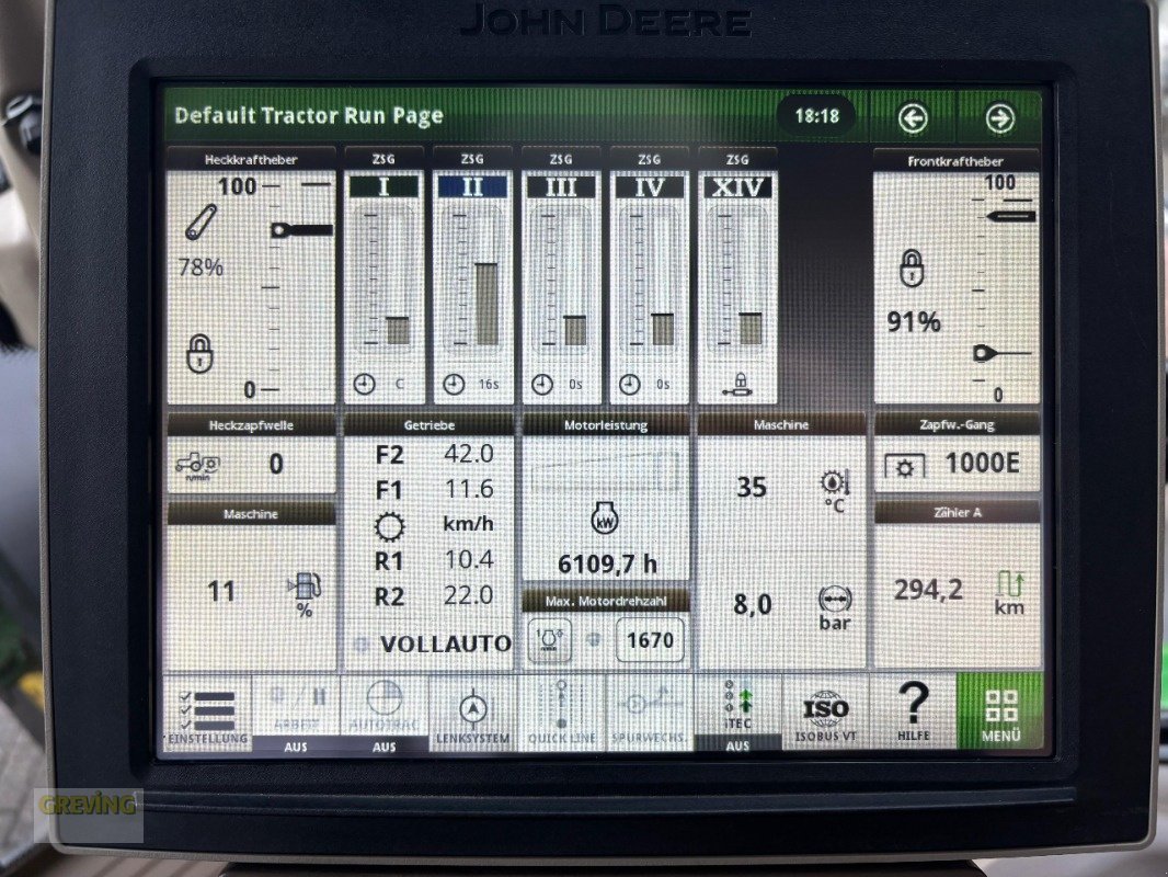 Traktor des Typs John Deere 6175R, Gebrauchtmaschine in Ahaus (Bild 11)
