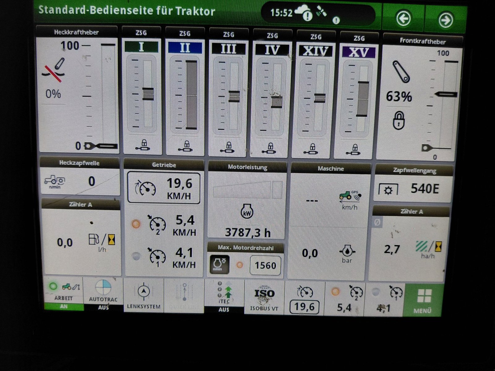 Traktor Türe ait John Deere 6175R, Gebrauchtmaschine içinde Thierhaupten (resim 17)