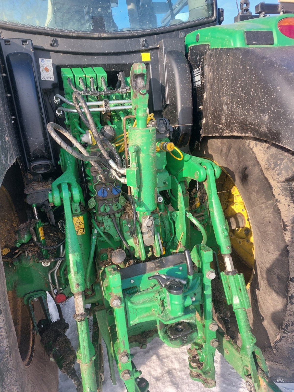 Traktor Türe ait John Deere 6175R, Gebrauchtmaschine içinde Thierhaupten (resim 10)