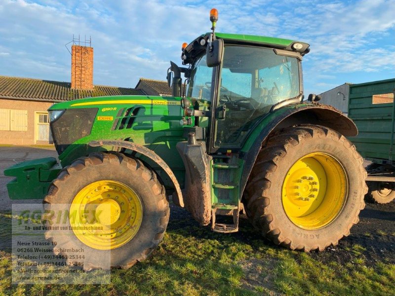 Traktor du type John Deere 6190 R, Gebrauchtmaschine en Weißenschirmbach (Photo 1)