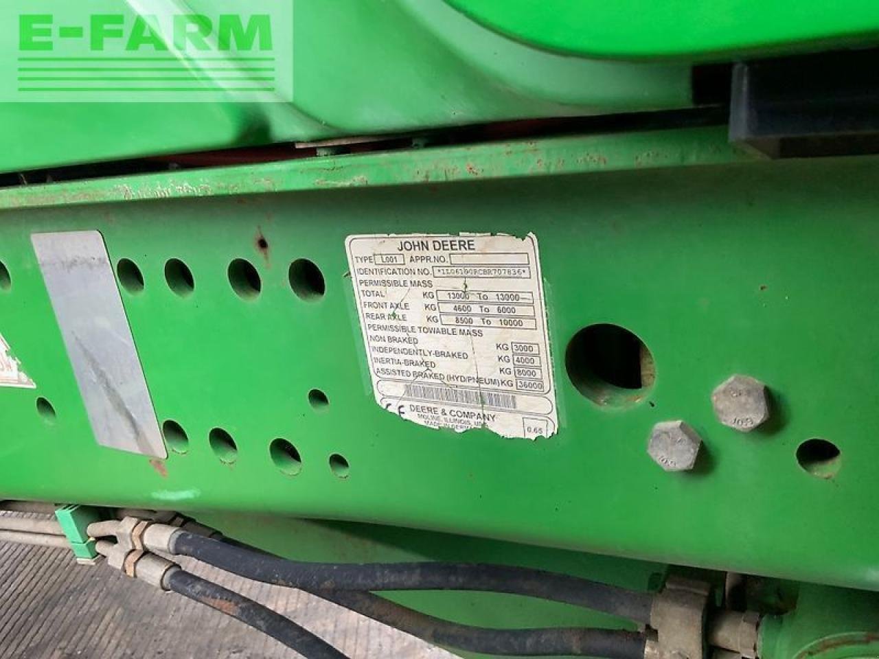 Traktor του τύπου John Deere 6190r tractor (st24931), Gebrauchtmaschine σε SHAFTESBURY (Φωτογραφία 16)