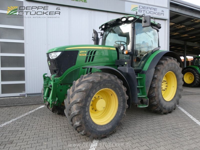 Traktor des Typs John Deere 6190R, Gebrauchtmaschine in Lauterberg/Barbis