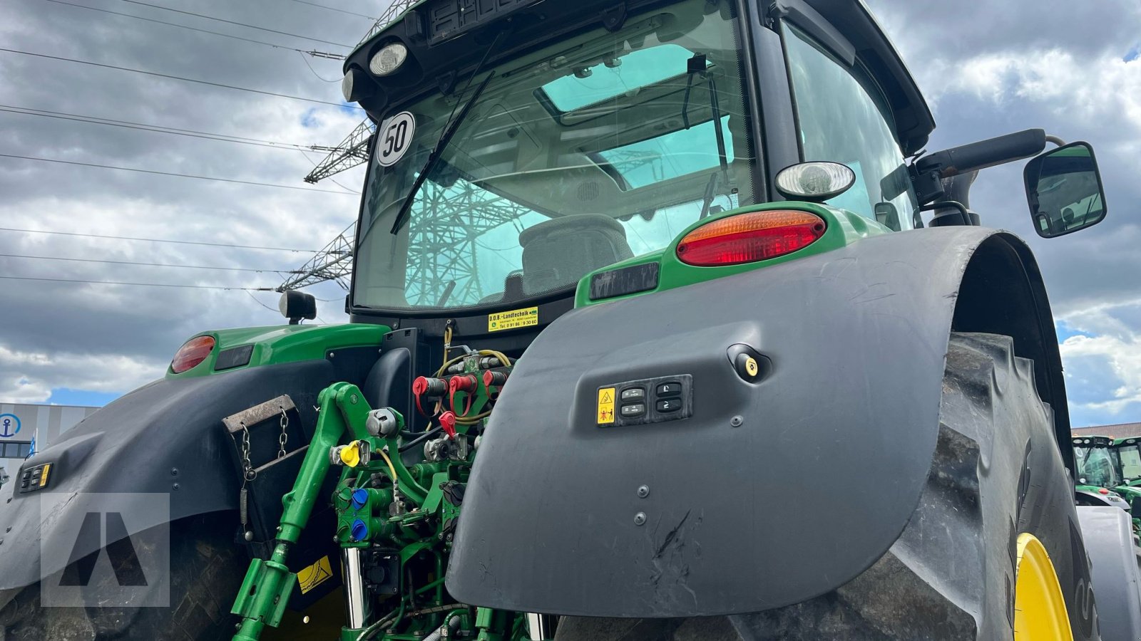 Traktor типа John Deere 6190R, Gebrauchtmaschine в Regensburg (Фотография 7)