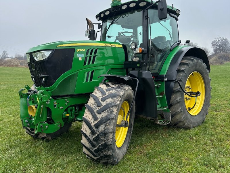 Traktor des Typs John Deere 6190R, Gebrauchtmaschine in Stephanskirchen (Bild 1)