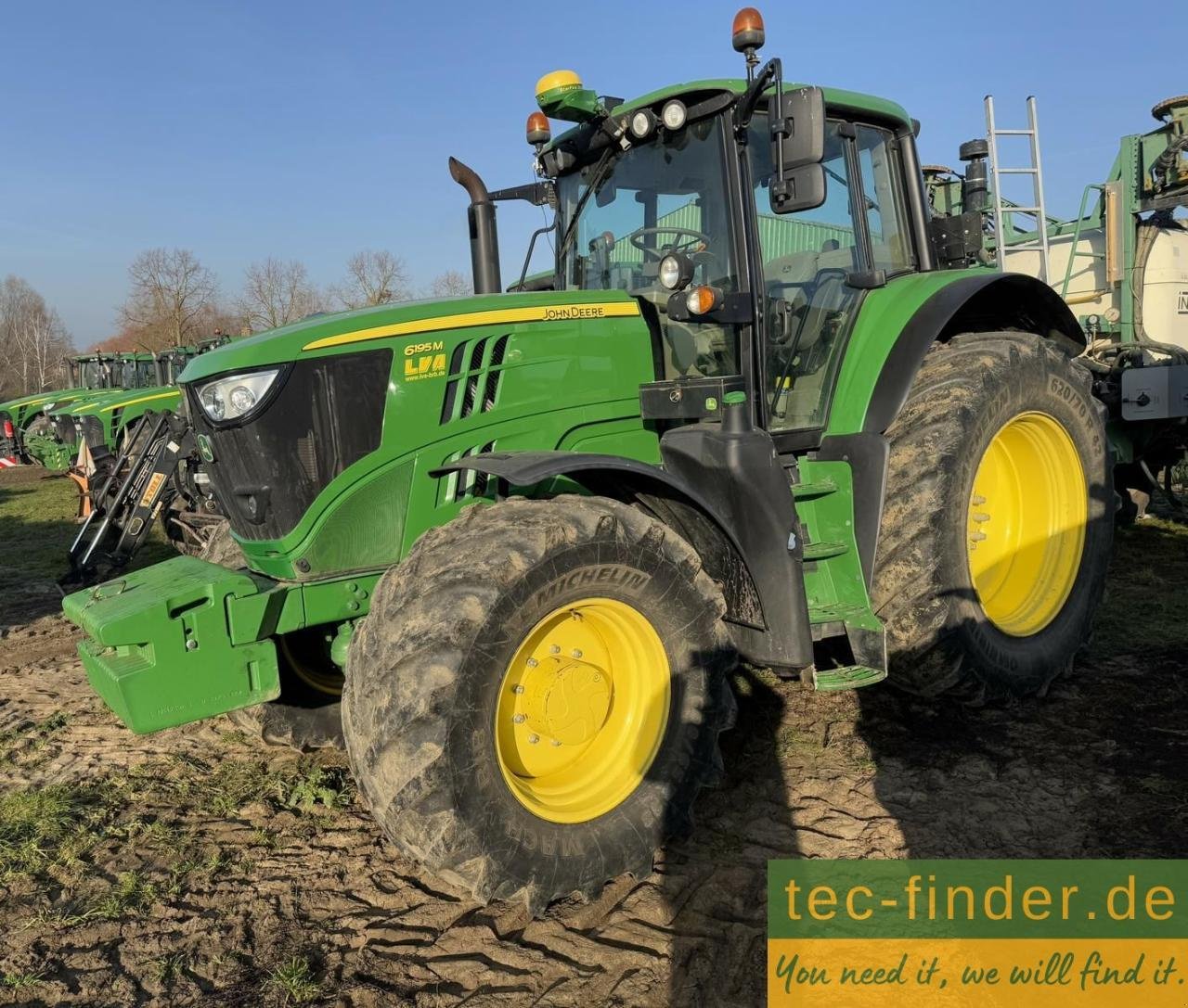 Traktor des Typs John Deere 6195 M, Gebrauchtmaschine in Könnern (Bild 1)