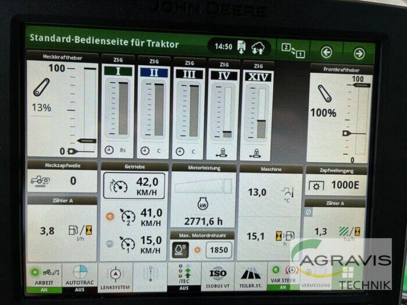 Traktor typu John Deere 6195 R, Gebrauchtmaschine w Beckum (Zdjęcie 19)