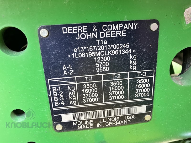 Traktor del tipo John Deere 6195M, Gebrauchtmaschine en Ravensburg (Imagen 12)