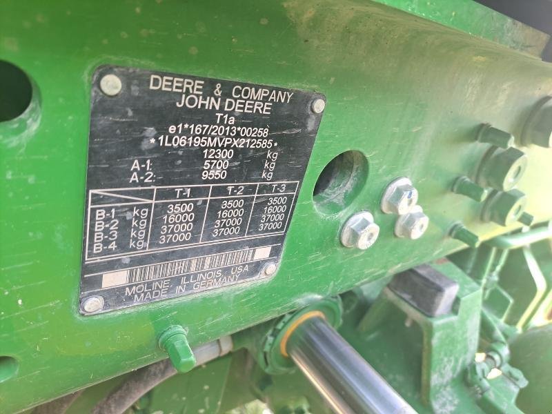 Traktor des Typs John Deere 6195M, Gebrauchtmaschine in SAINTE-MENEHOULD (Bild 8)
