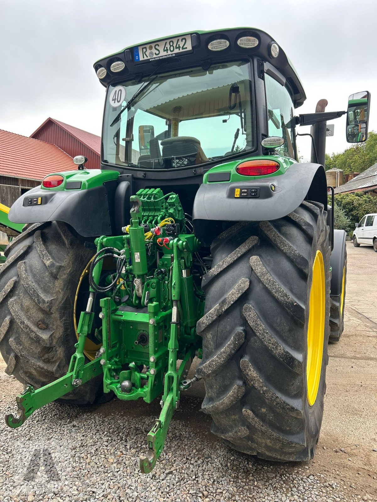 Traktor Türe ait John Deere 6195R 6195 R, Gebrauchtmaschine içinde Regensburg (resim 4)