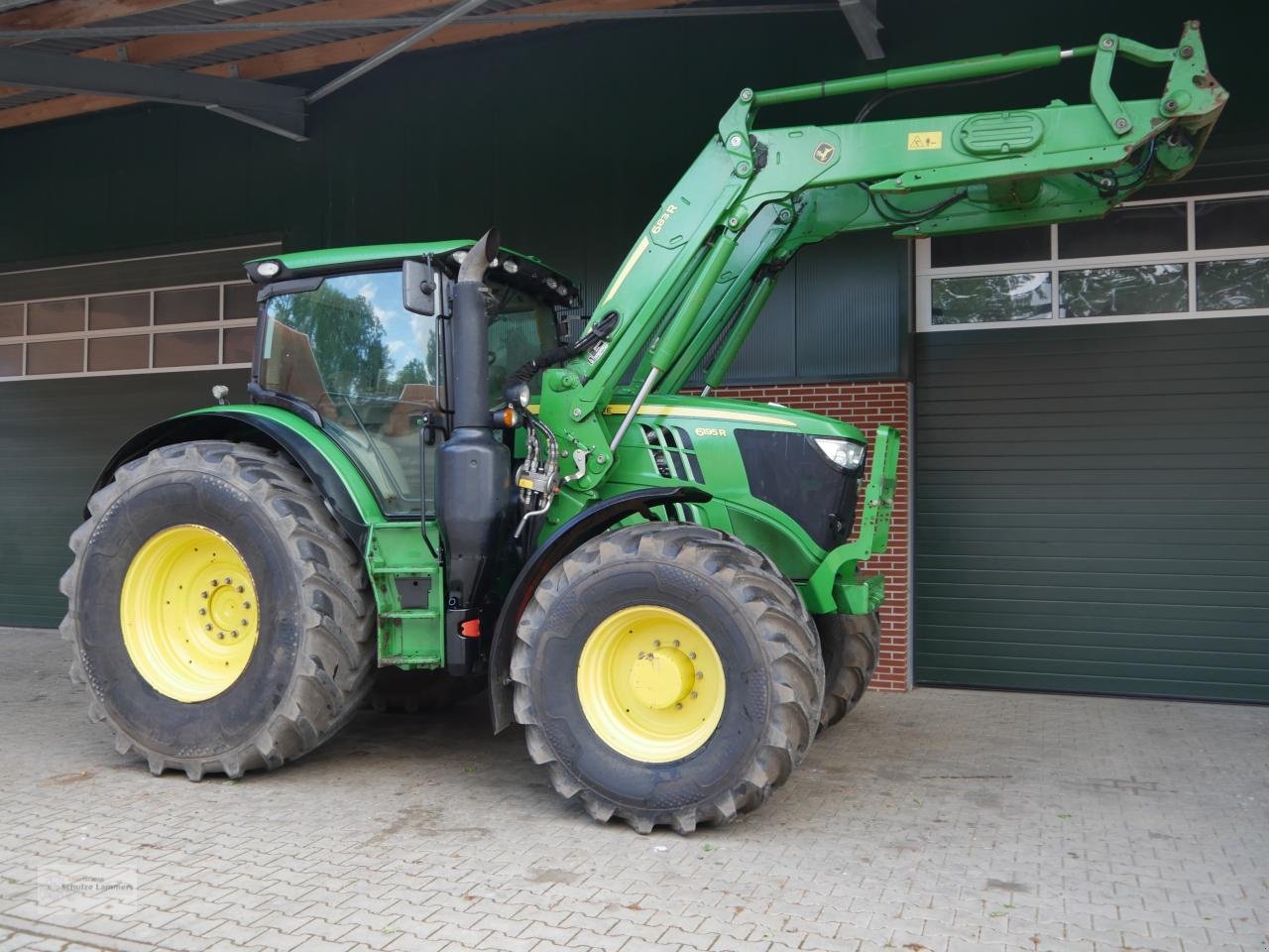 Traktor van het type John Deere 6195R AP + Frontlader, Gebrauchtmaschine in Borken (Foto 1)