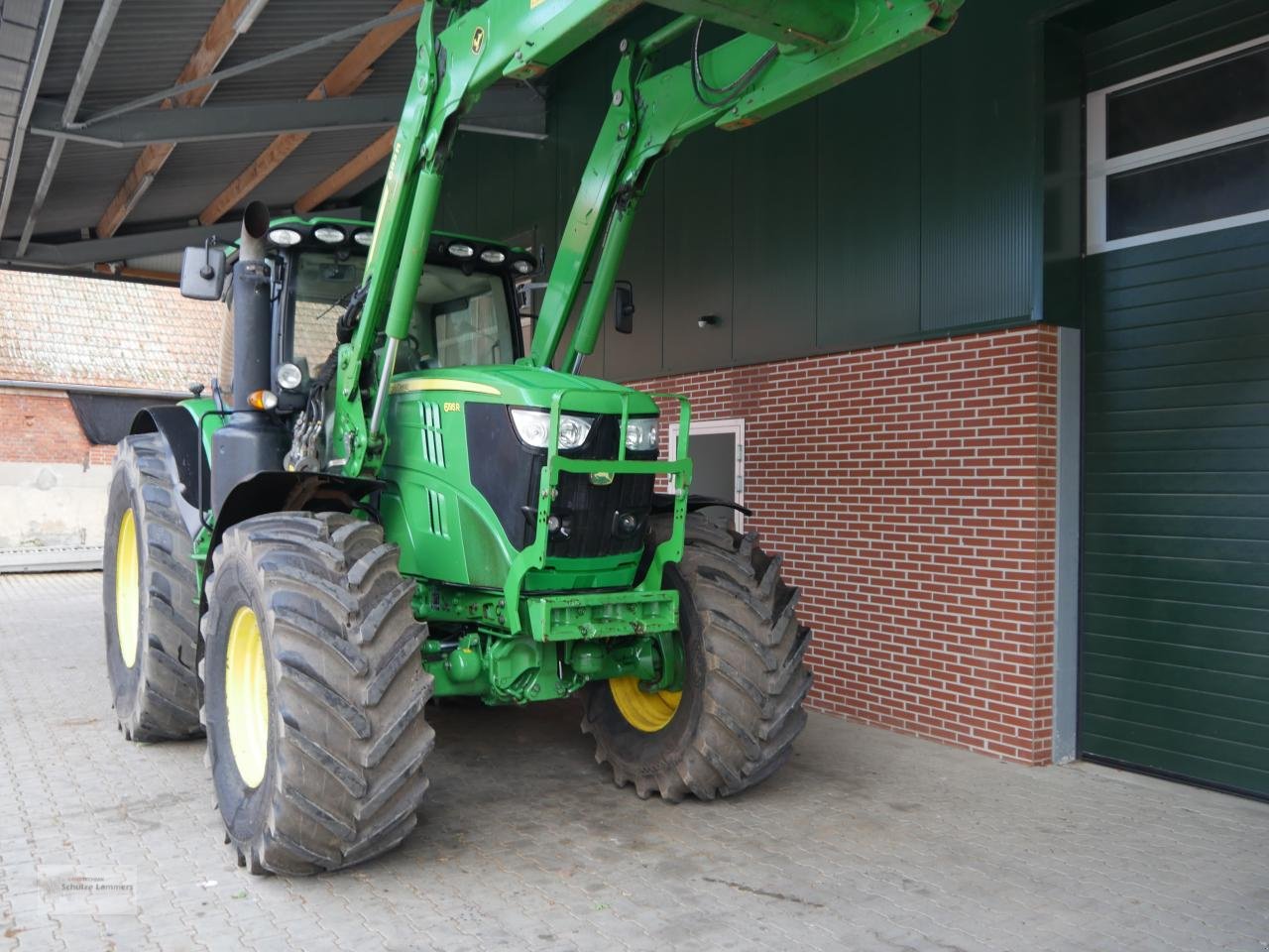 Traktor van het type John Deere 6195R AP + Frontlader, Gebrauchtmaschine in Borken (Foto 2)