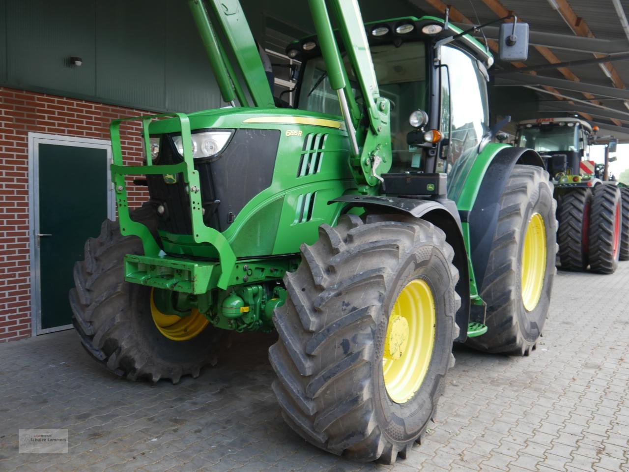 Traktor van het type John Deere 6195R AP + Frontlader, Gebrauchtmaschine in Borken (Foto 3)