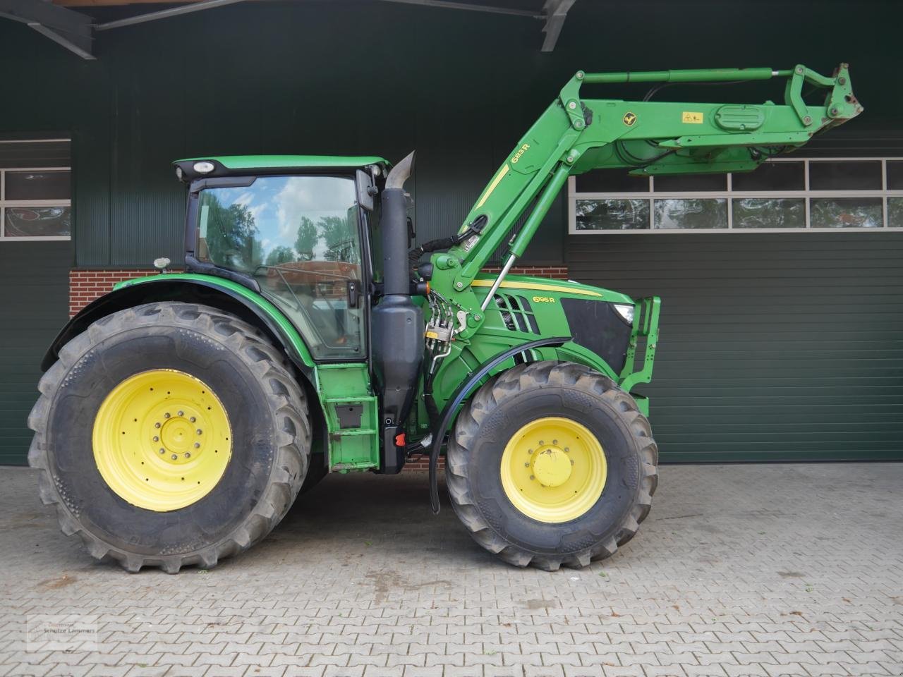 Traktor van het type John Deere 6195R AP + Frontlader, Gebrauchtmaschine in Borken (Foto 4)