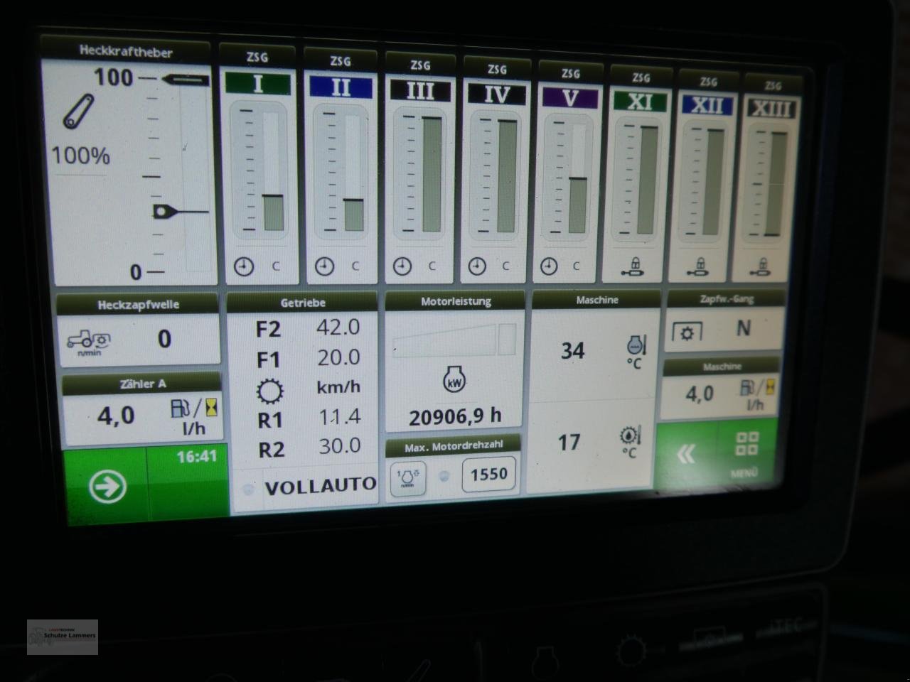 Traktor van het type John Deere 6195R AP + Frontlader, Gebrauchtmaschine in Borken (Foto 15)