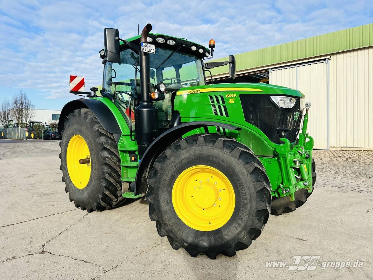 Traktor van het type John Deere 6195R CommandPro, Gebrauchtmaschine in Sülzetal OT Altenweddingen (Foto 23)