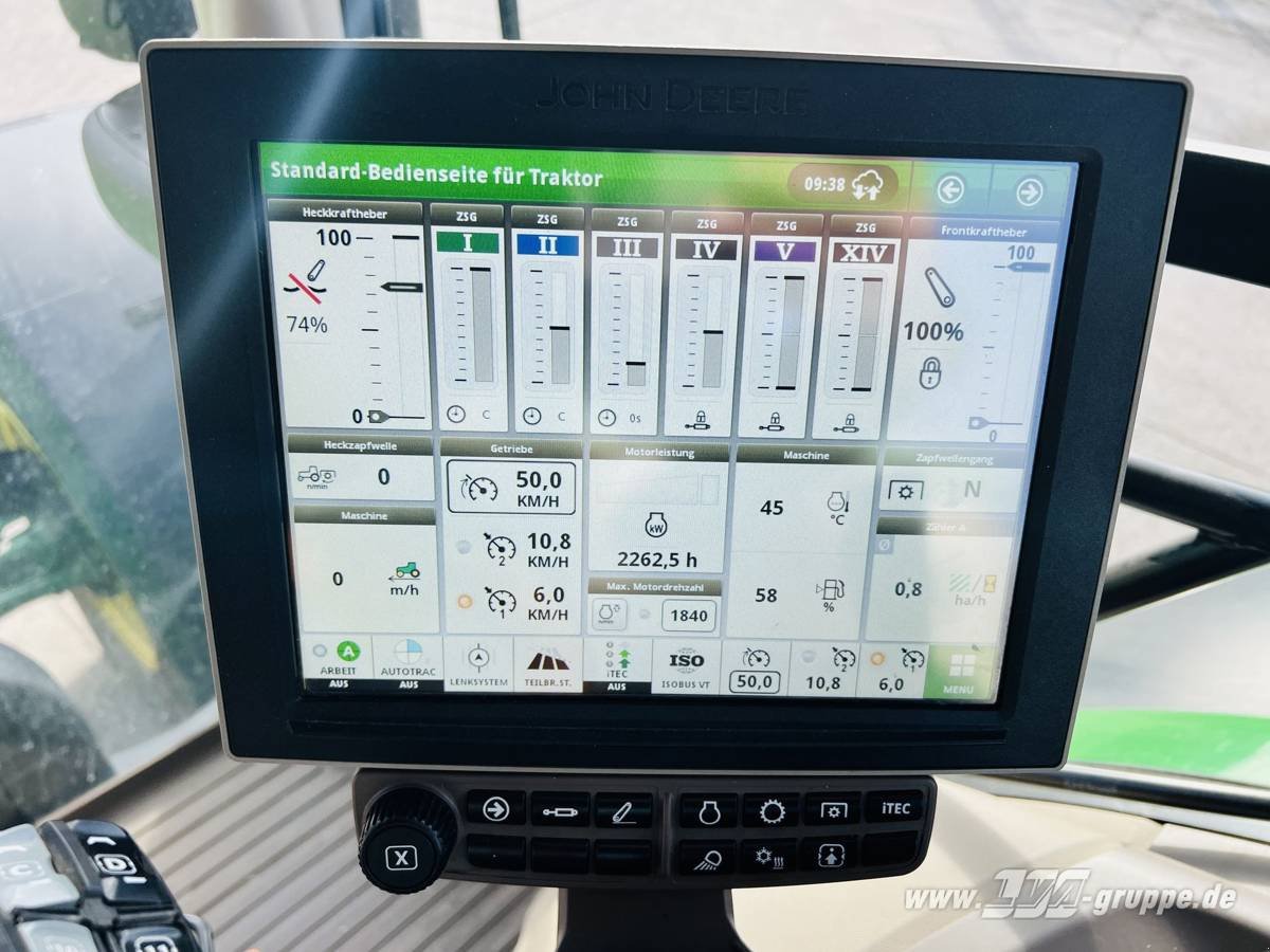 Traktor van het type John Deere 6195R CommandPro, Gebrauchtmaschine in Sülzetal OT Altenweddingen (Foto 16)