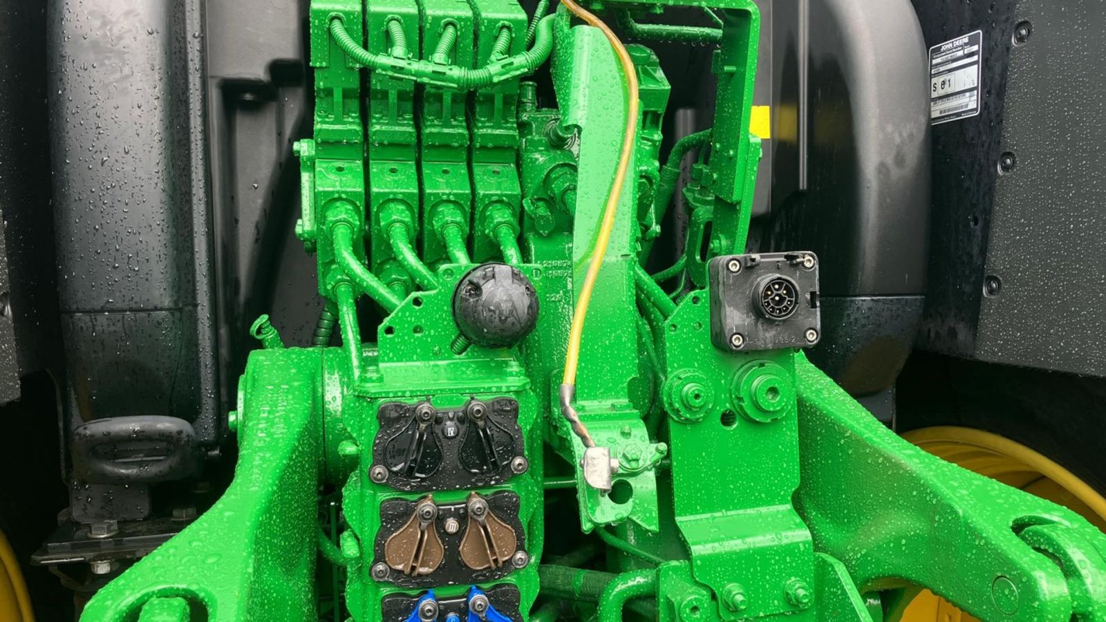Traktor des Typs John Deere 6195R GPS klar. AutoPower. Affjedret foraksel., Gebrauchtmaschine in Kolding (Bild 9)