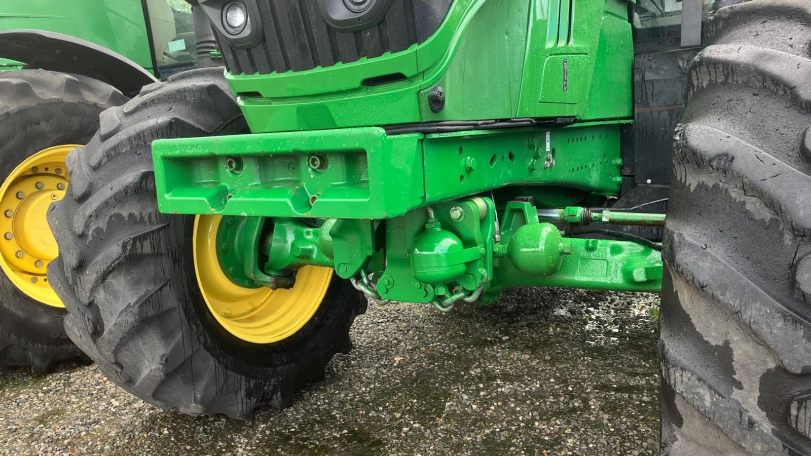 Traktor des Typs John Deere 6195R GPS klar. AutoPower. Affjedret foraksel., Gebrauchtmaschine in Kolding (Bild 3)