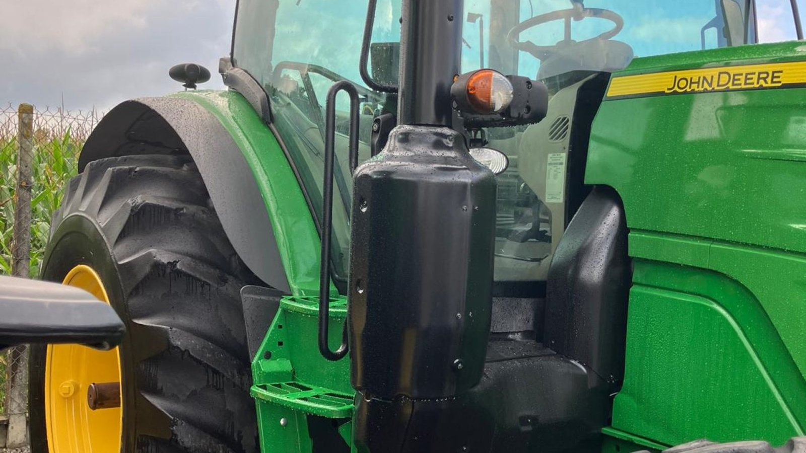 Traktor des Typs John Deere 6195R GPS klar. AutoPower. Affjedret foraksel., Gebrauchtmaschine in Kolding (Bild 2)