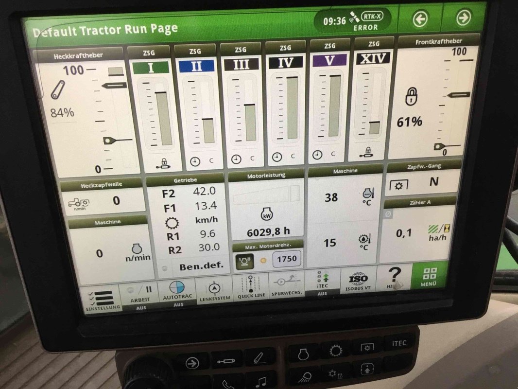 Traktor van het type John Deere 6195R MY17 AP 40, Gebrauchtmaschine in Neubrandenburg (Foto 17)