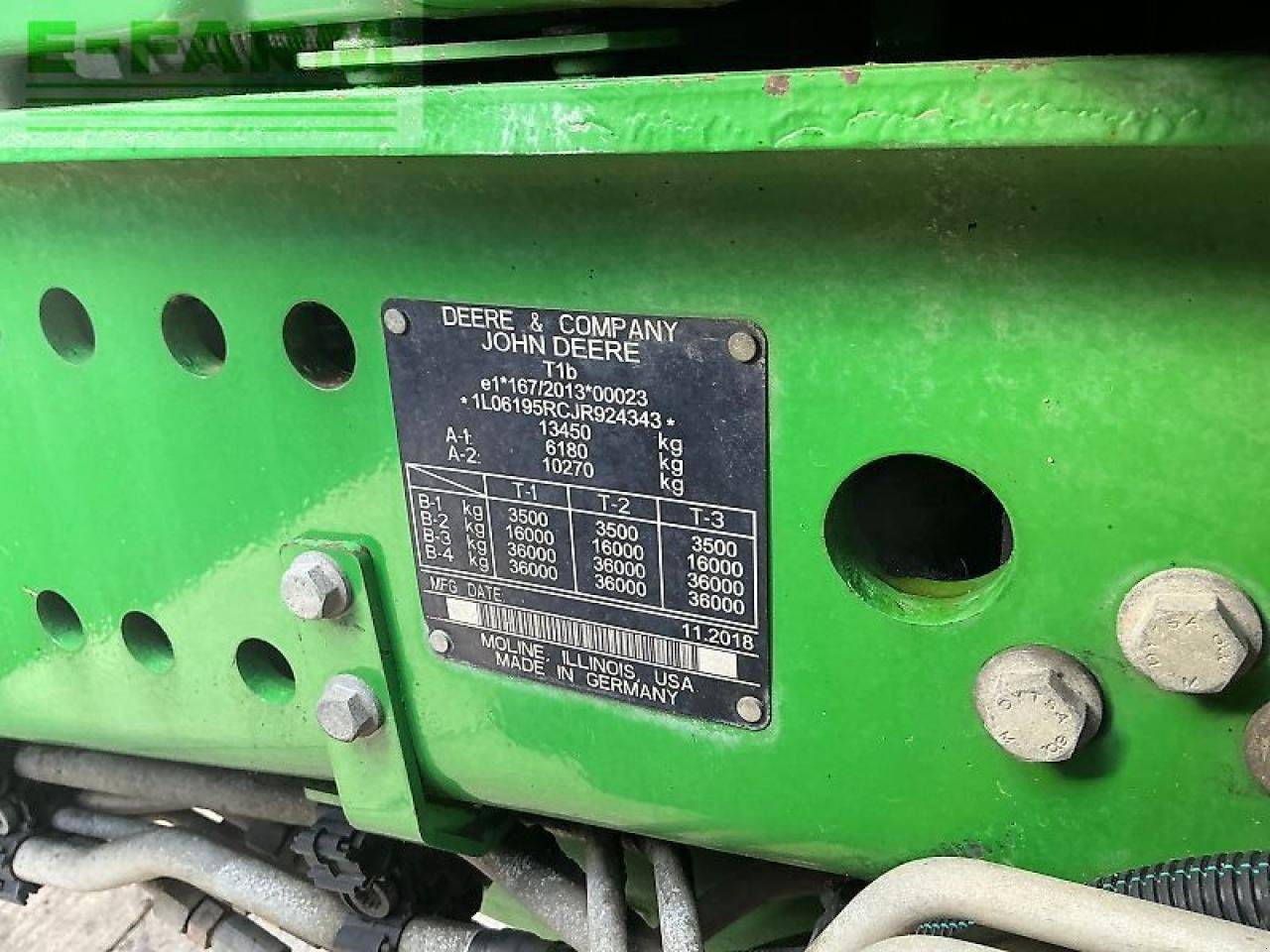 Traktor of the type John Deere 6195r tractor (st24010), Gebrauchtmaschine in SHAFTESBURY (Picture 12)