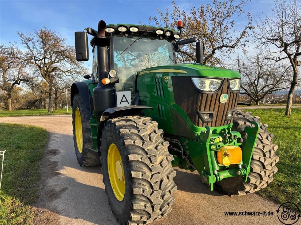 Traktor des Typs John Deere 6195R, Gebrauchtmaschine in Aspach (Bild 3)