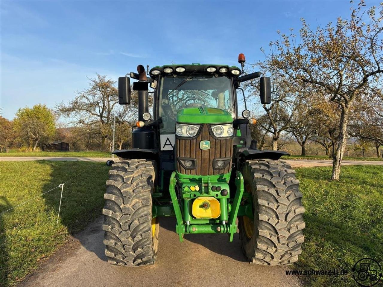 Traktor des Typs John Deere 6195R, Gebrauchtmaschine in Aspach (Bild 4)