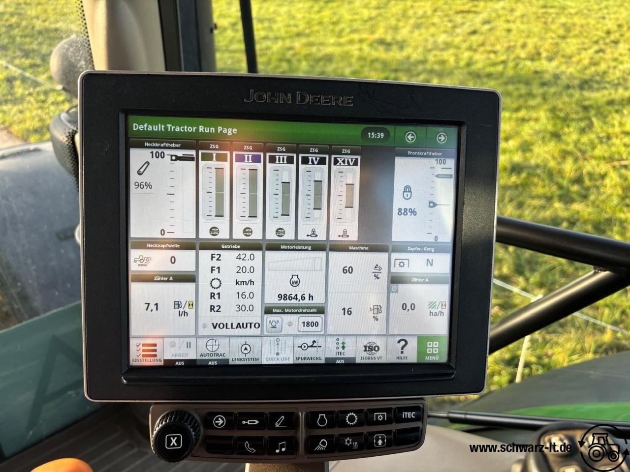 Traktor des Typs John Deere 6195R, Gebrauchtmaschine in Aspach (Bild 14)