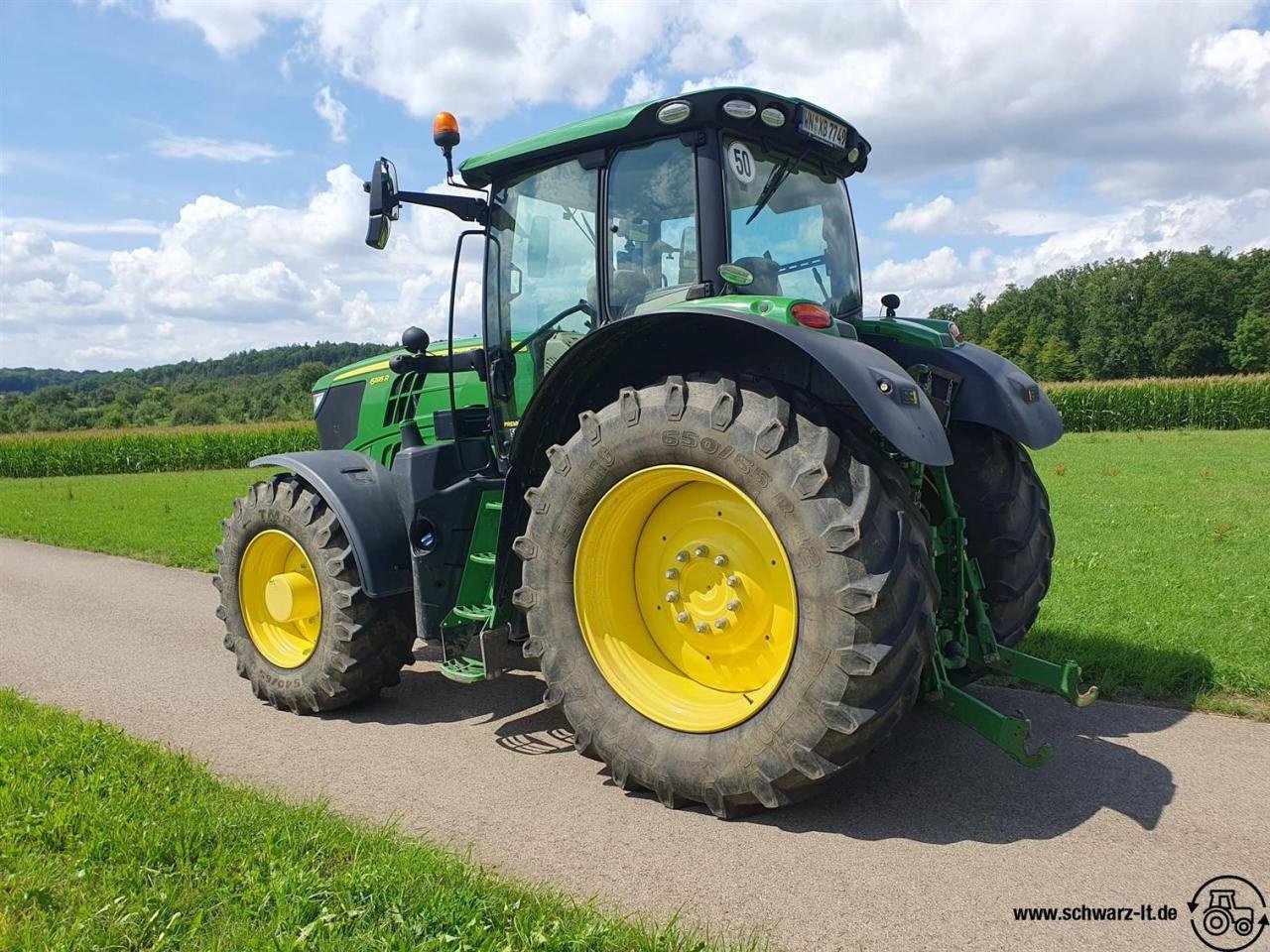 Traktor a típus John Deere 6195R, Gebrauchtmaschine ekkor: Aspach (Kép 3)