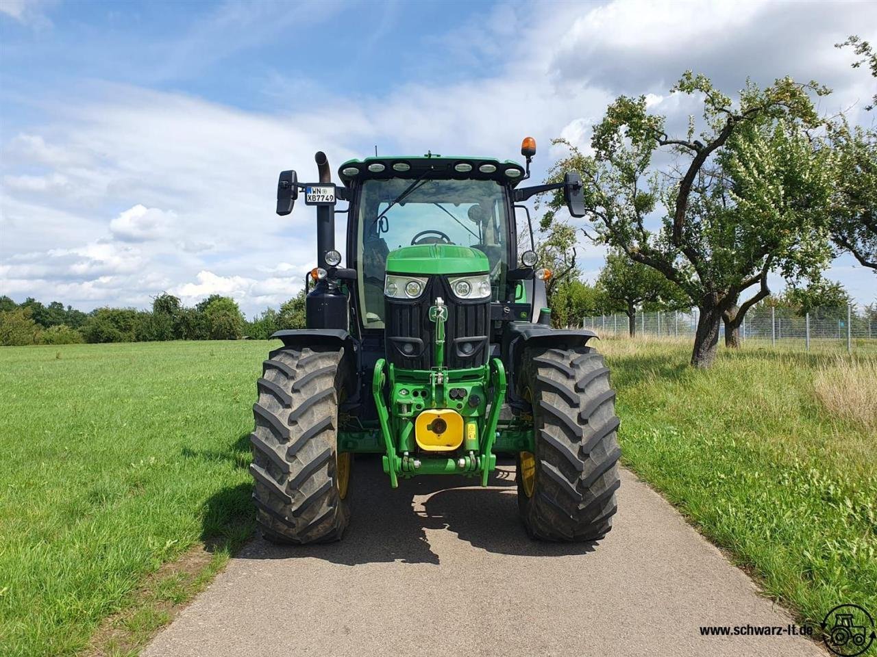 Traktor a típus John Deere 6195R, Gebrauchtmaschine ekkor: Aspach (Kép 8)