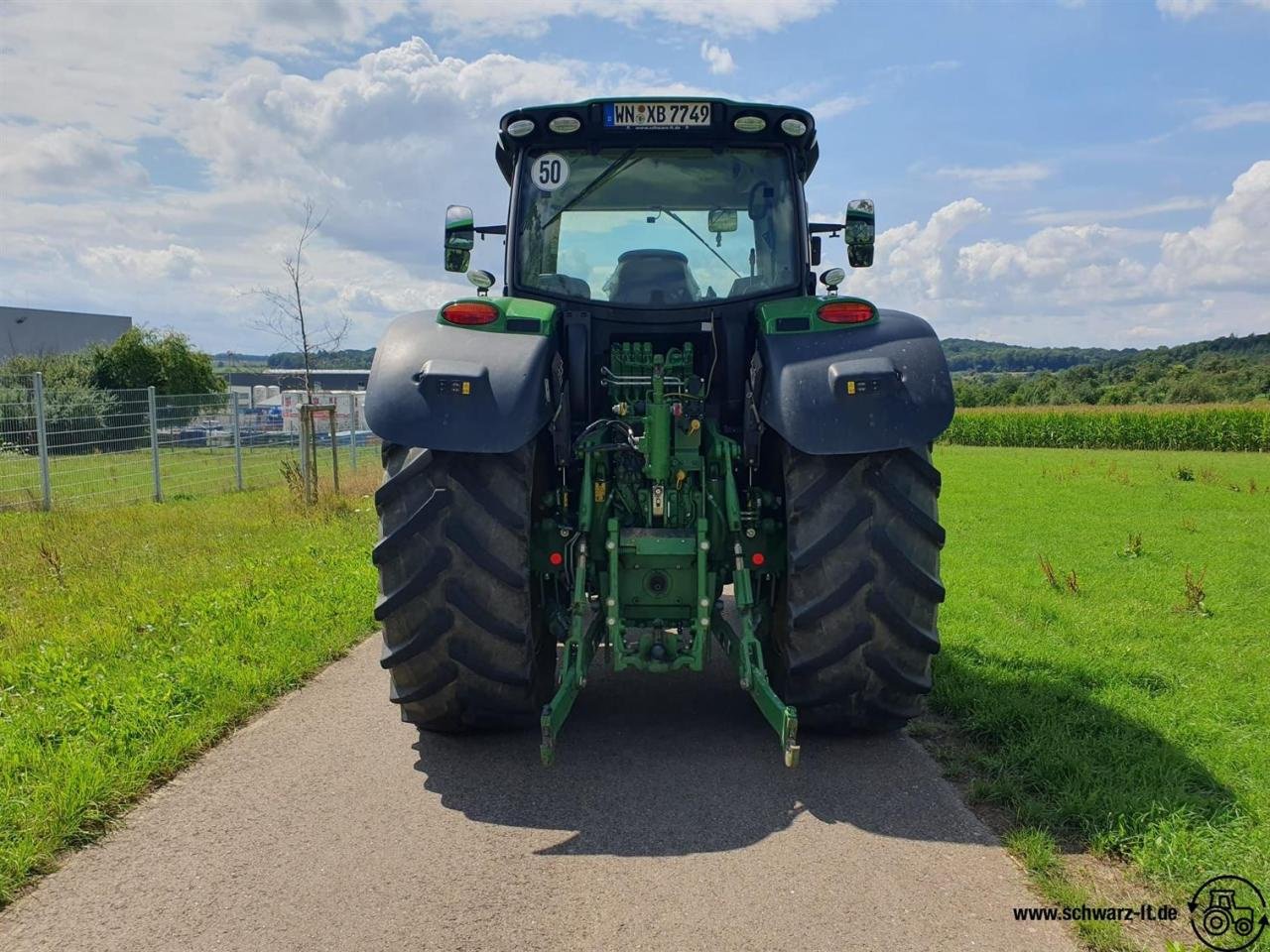Traktor a típus John Deere 6195R, Gebrauchtmaschine ekkor: Aspach (Kép 9)