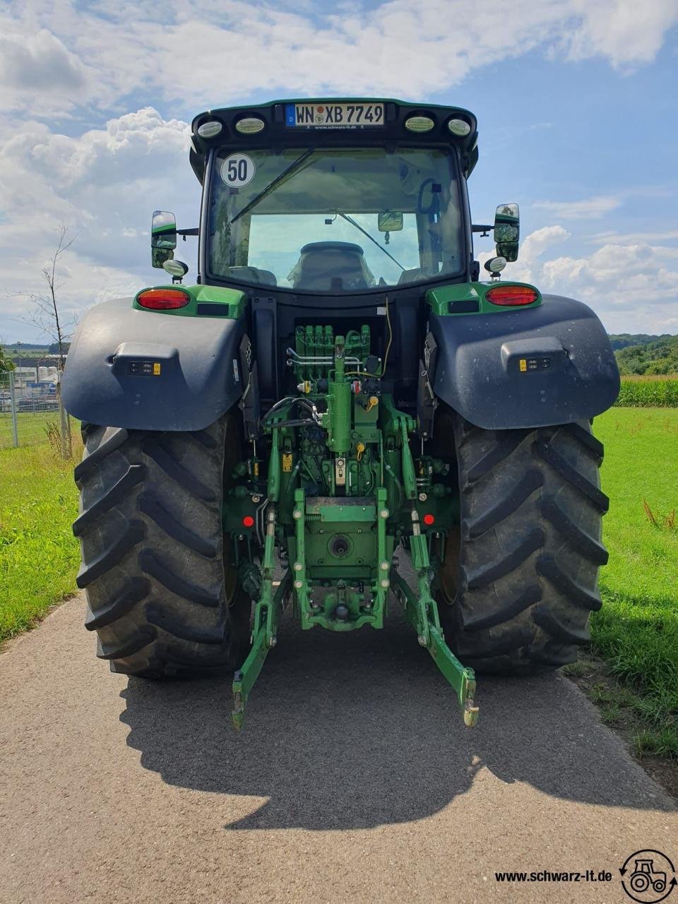 Traktor a típus John Deere 6195R, Gebrauchtmaschine ekkor: Aspach (Kép 12)