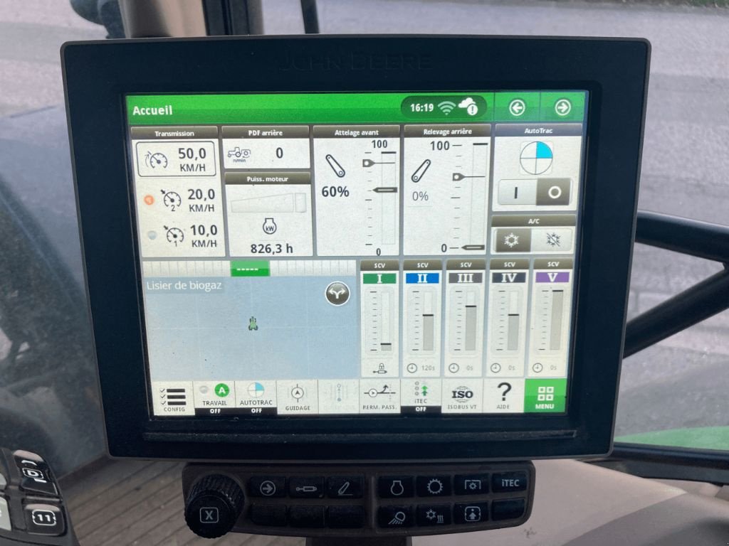 Traktor des Typs John Deere 6195R, Gebrauchtmaschine in azerailles (Bild 8)