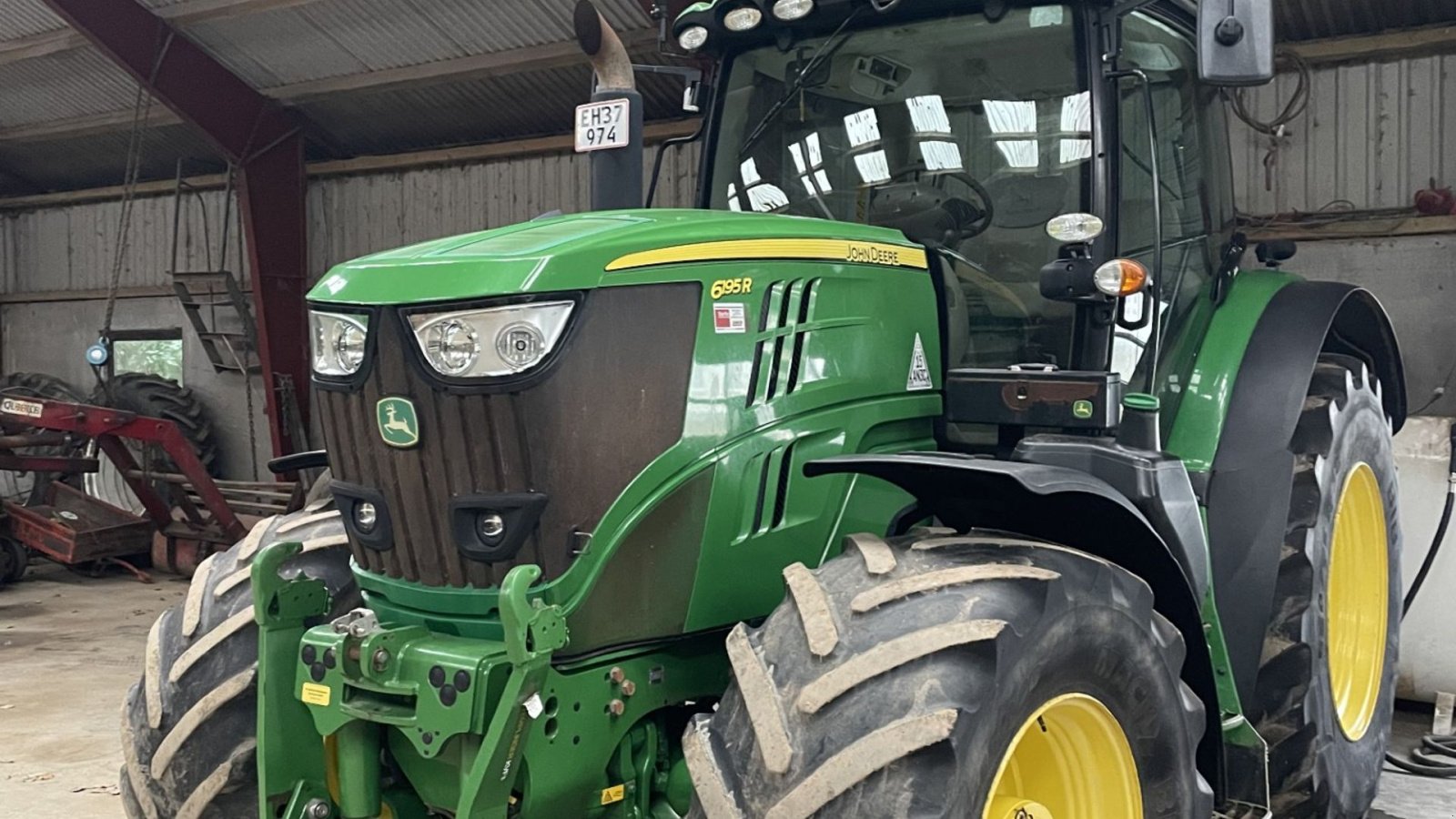 Traktor typu John Deere 6195R, Gebrauchtmaschine w Aabenraa (Zdjęcie 1)