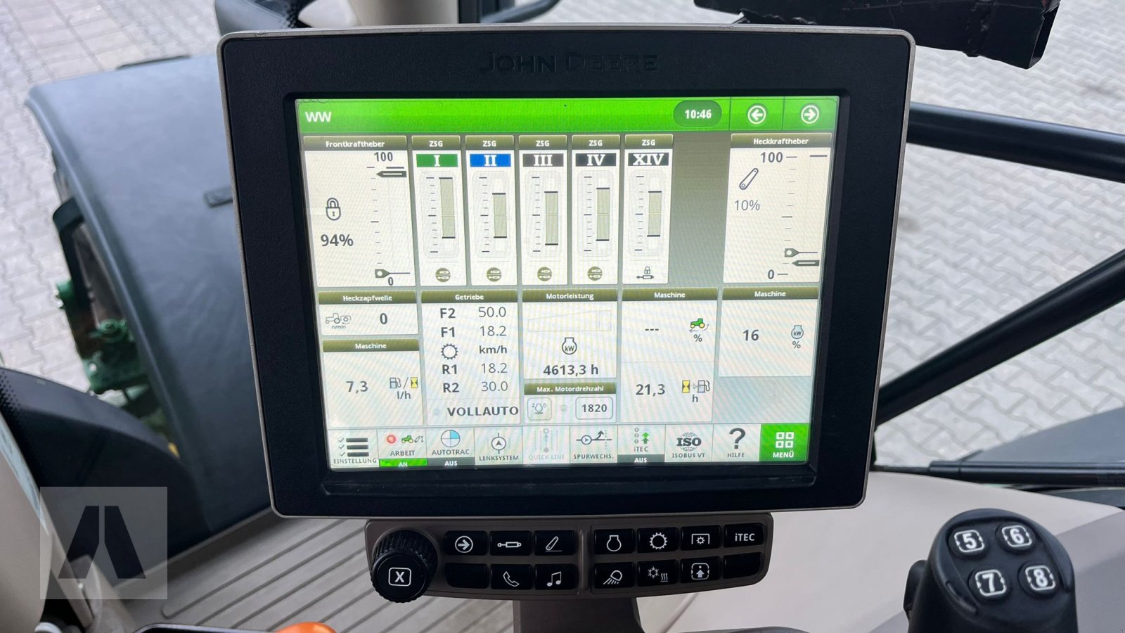 Traktor типа John Deere 6195R, Gebrauchtmaschine в Regensburg (Фотография 18)