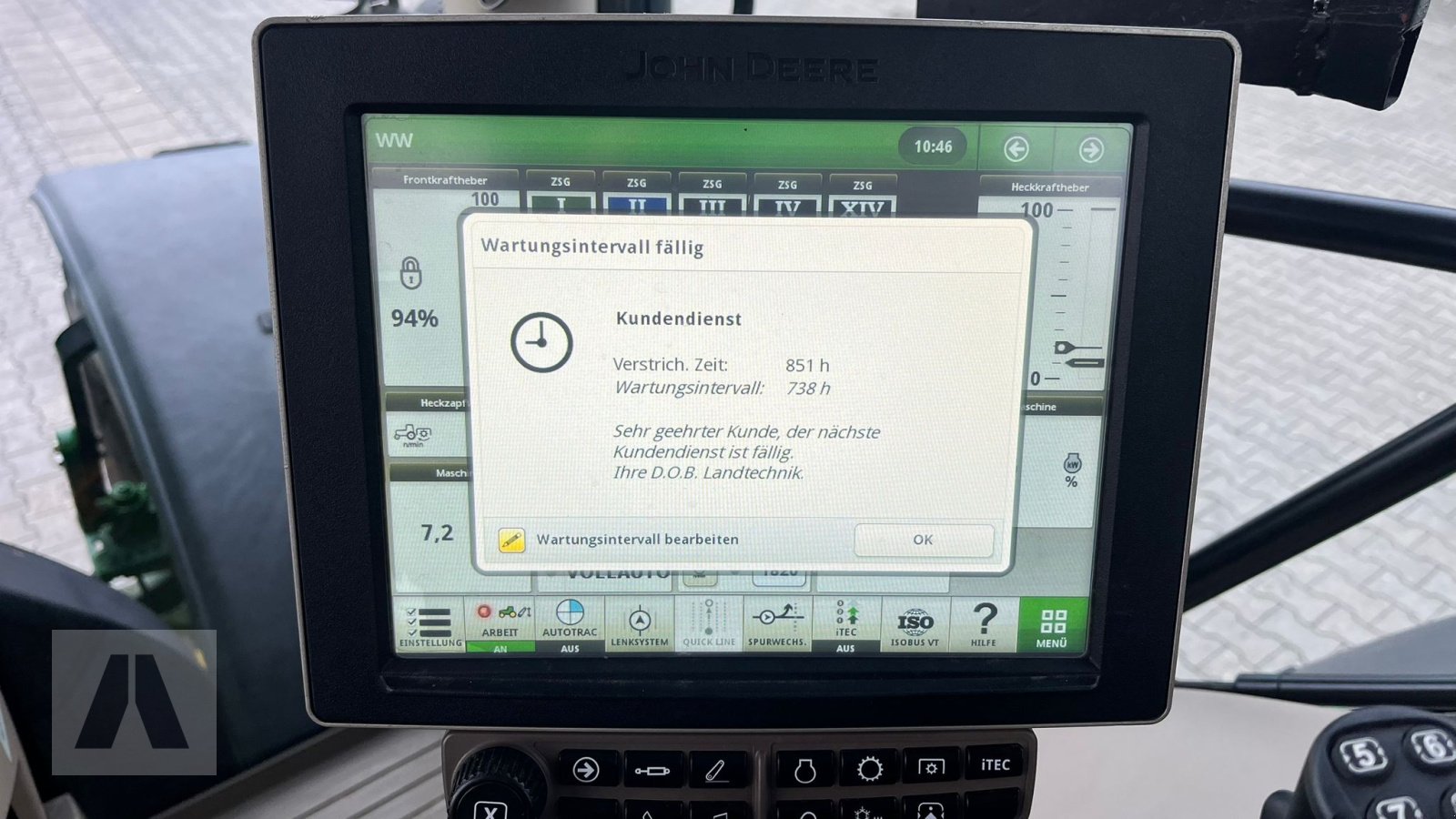 Traktor типа John Deere 6195R, Gebrauchtmaschine в Regensburg (Фотография 23)