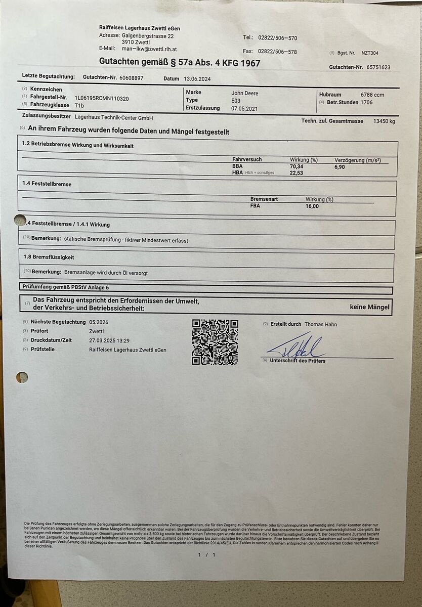 Traktor tip John Deere 6195R, Gebrauchtmaschine in Zwettl (Poză 20)