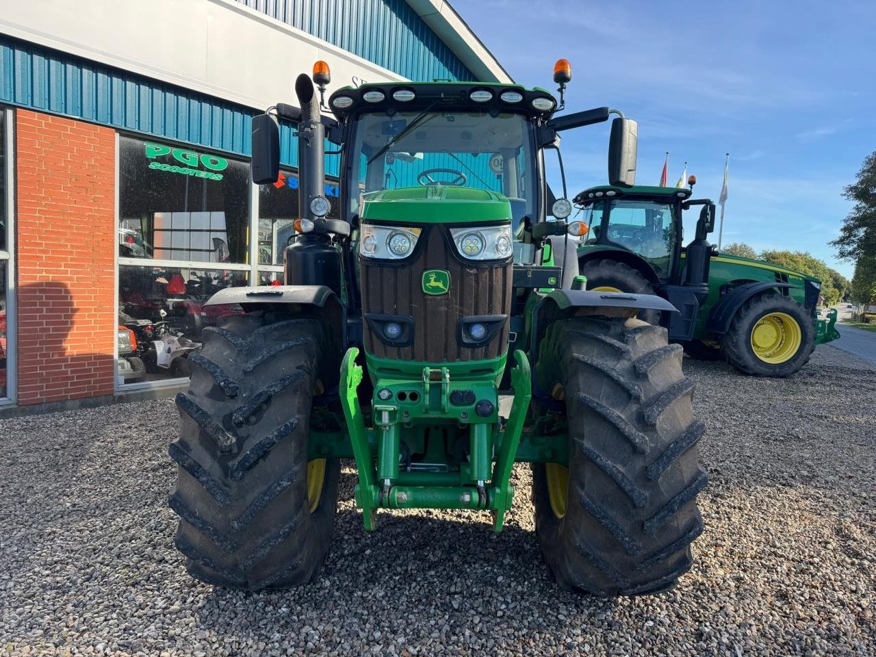 Traktor Türe ait John Deere 6195R, Gebrauchtmaschine içinde Videbæk (resim 2)